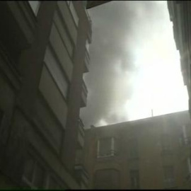 Espectacular incendio en León