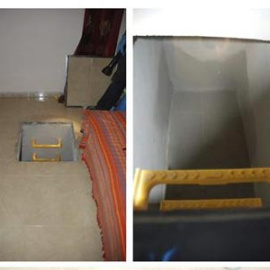 Ensayo de vuelo con un avión de aeromodelismo con el que supuestamente pretendían atentar.