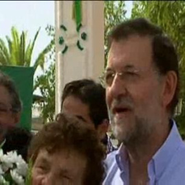 Rajoy visita el "Rocío Chico" de Almonte