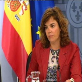 Sáenz de Santamaría: "Este Gobierno respeta y comprende el parecer de las víctimas"