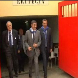 Patxi López, en los toros en Bilbao