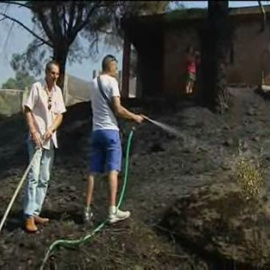 El incendio de Robledo afecta a zonas de gran valor ecológico 