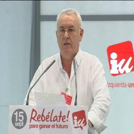 Cayo Lara cree que Eurovegas es "una fábrica de ludópatas que viene a usurpar recursos"