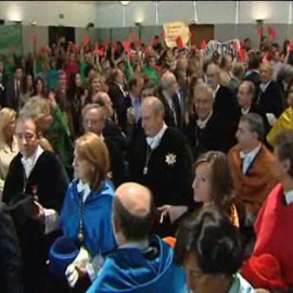 Estudiantes y profesores boicotoean la apertura del curso en la Universidad Autónoma de Madrid