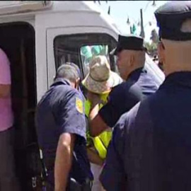 Miembros del SAT ocupan una sucursal bancaria en Málaga