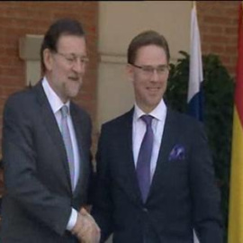 Rajoy recibe al primer ministro de Finlandia