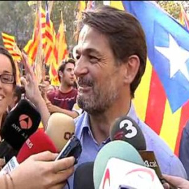Los políticos catalanes piden la independencia en Barcelona