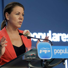 Cospedal cree que el PSOE está dando un giro 