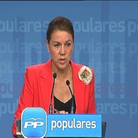 Cospedal acusa al PSOE de hacer oposición de barricadas cuando la situación en la que estamos la ha generado un gobierno del PSOE