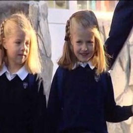 Doña Leonor y Doña Sofía vuelven a clase