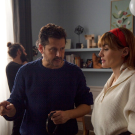 Kike Maíllo en el rodaje de la película.