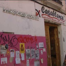 La Policía desaloja el centro social 'Casablanca', en Madrid