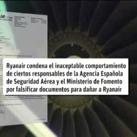 El presidente de Ryanair acusa a Seguridad Aérea y Fomento de falsear datos