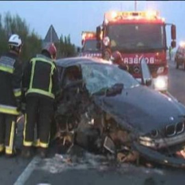 Choque frontal en Benicassim