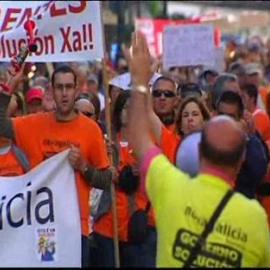 Protesta por las preferentes en Vigo