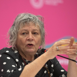La antropóloga y feminista Rita Segato, en la pasada Feria Internacional del Libro en Guadalajara.