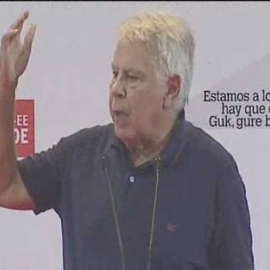 González: "No habrá independencia en ningún territorio de España"