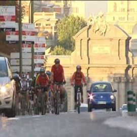 Madrid, tomada por las bicis