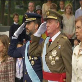  El Rey y Rajoy presiden la Fiesta Nacional
