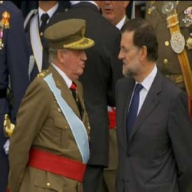 El rey a Rajoy: "Españolizar a los catalanes"