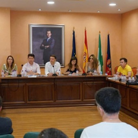 Imagen de archivo de un pleno celebrado en el Ayuntamiento de Torrox. EUROPA PRESS