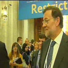 Rajoy: "Cualquier señal de debilidad, de desunión o de duda pone peligrosamente en riesgo nuestra estabilidad"
