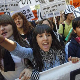 Encierro en el Instituto Antonio Machado de Alcalá de Henares