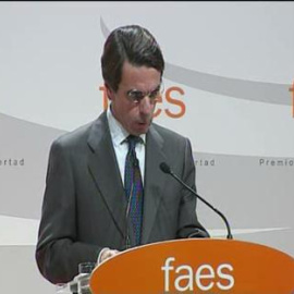 Aznar: "Cataluña no podrá permanecer unida si no permanece española"