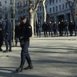 Protestas de la Plataforma de Afectados por la Hipoteca contra los inversores frente al Ritz