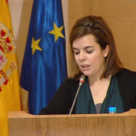Soraya Sáenz de Santamaría recurre al sentimentalismo para explicar el Fondo de Alquiler Social