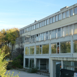 Central Lechera Clesa, calle del Cardenal Herrera Oria, Madrid.