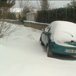 Ha nevado con intensidad en el centro de la Península
