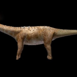 Un dinosaurio gigante con un cerebro diminuto