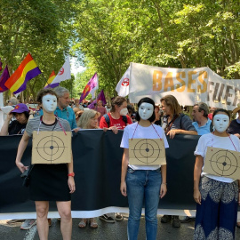 Manifestación contra la OTAN en Madrid