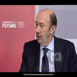 Rubalcaba dibuja una situación de "paro terrorífico"