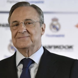 Imagen de archivo de Florentino Pérez, presidente del Real Madrid. - EFE