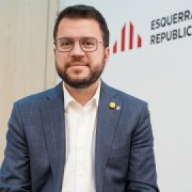 Pere Aragonès: "El 14F va de la vía amplia de ERC o la vía Vox de los partidos del 155 apoyando a Illa"