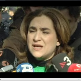 Manifestación ante el Congreso de la Plataforma de Afectados por la Hipoteca