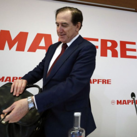 El presidente de Mapfre, Antonio Huertas. EFE/Javier Lizón