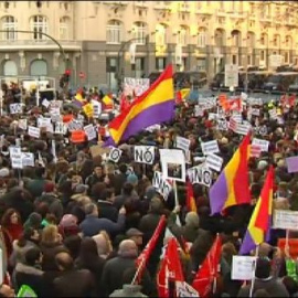 La marea ciudadana inunda Madrid para protestar contra los recortes sociales 