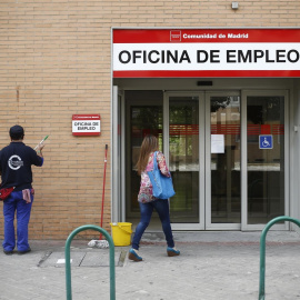Una oficina de empleo de la Comunidad de Madrid. E.P.