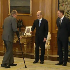 Todo preparado para la operación de hernia discal del rey Juan Carlos.