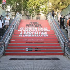 07/2022 - Una imagen de la campaña del Ajuntament de Barcelona para paliar la soledad.