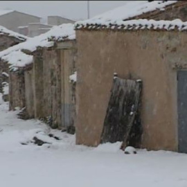 Alerta máxima por nieve en Teruel