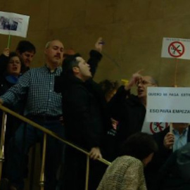 Sonora protesta de los funcionarios del Ministerio de Empleo