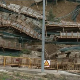 Se viene abajo una pasarela de medio kilómetro de longitud en Benavente