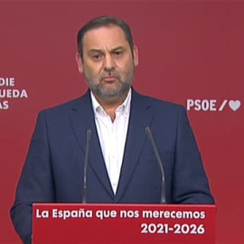 Ábalos sobre el resultado electoral en Cataluña: "Los socialistas no defraudaremos la confianza que han depositado en nosotros"