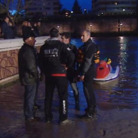 Alarma por desbordamiento del Pisuerga en Valladolid