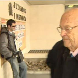 El doctor Viñals llega al juzgado para declarar por la tragedia del Madrid Arena