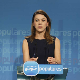 Cospedal insiste en relacionar a los escraches con la violencia y el nazismo
